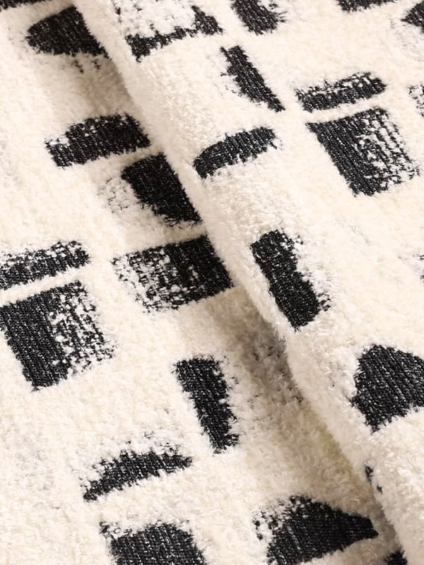 Milan Artistic Geometric Jacquard Tela